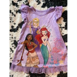 Disney Princess Live Your Story Nightgown size 2T